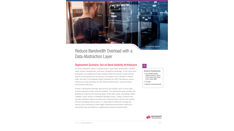 Reduce Bandwidth Overload with a Data Abstraction Layer